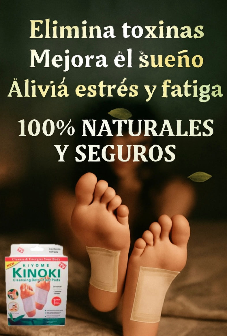 🔥Parches para pie kinoki (3 CAJAS)